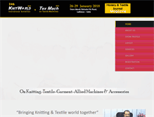 Tablet Screenshot of knitworldexhibition.com